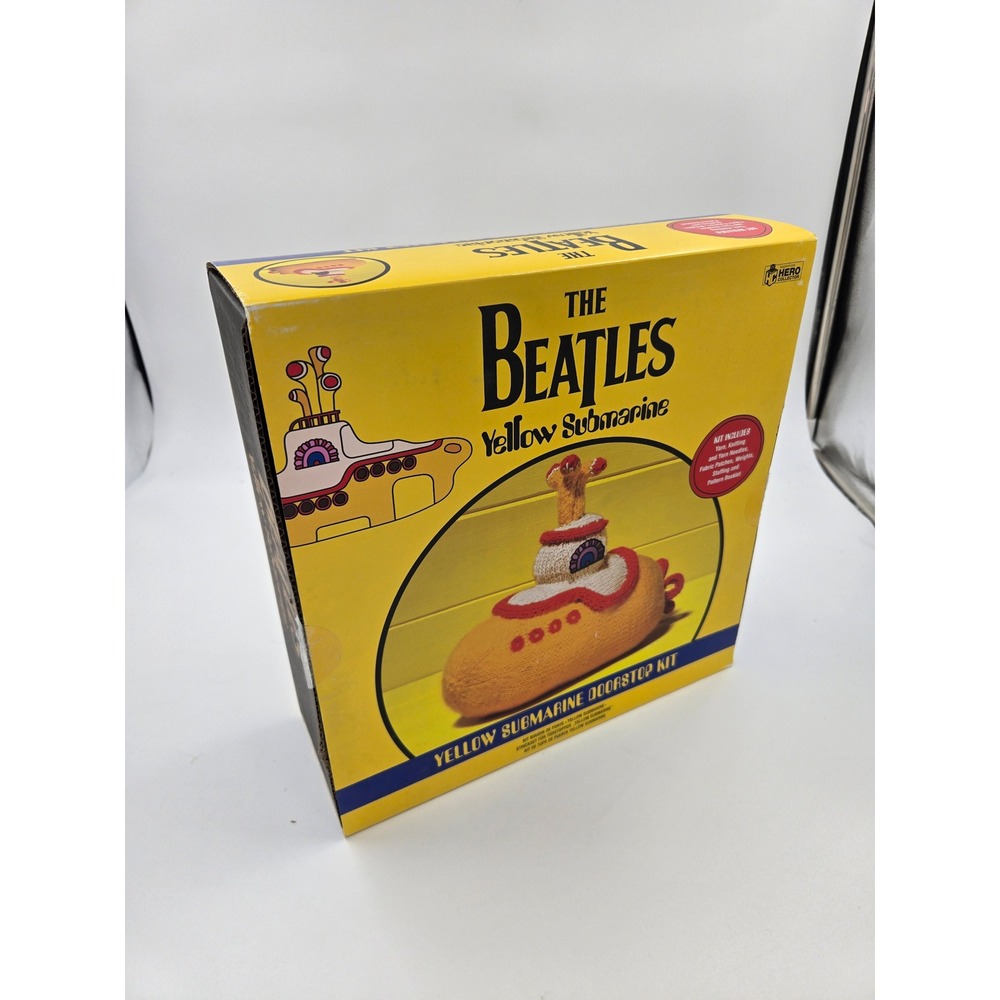 The Beatles Yellow Submarine Doorstop Knitting Crafting Kit Eaglemoss NEW